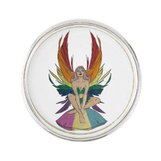 Pansexual Faerie Lapel Pin