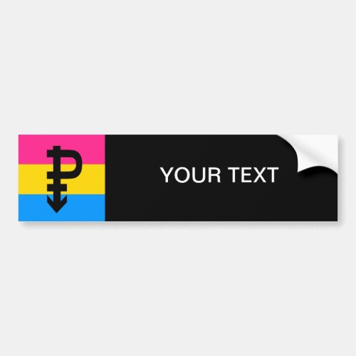 Pansexual Flag Bumper Sticker
