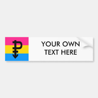 Pansexual Flag Bumper Sticker