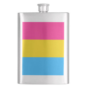 Pansexual Flag Flask