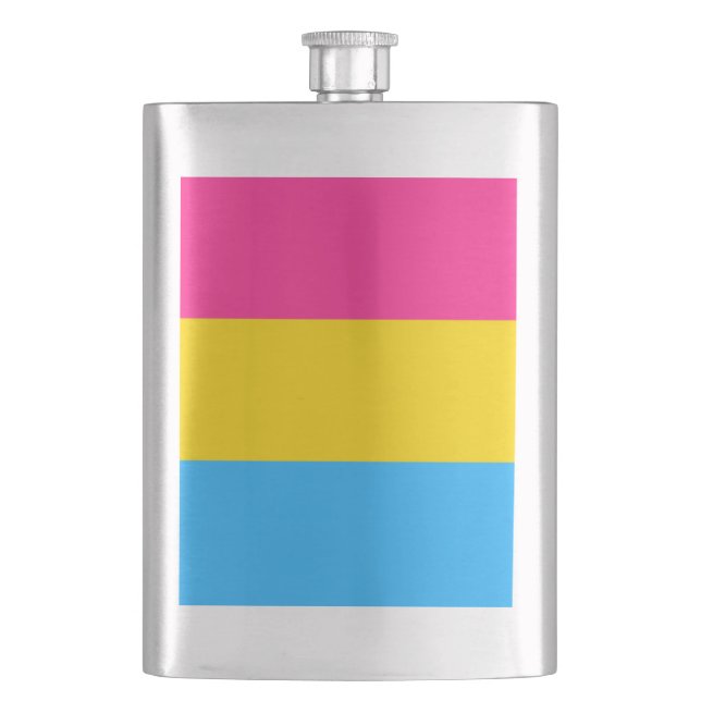 Pansexual Flag Flask (Front)