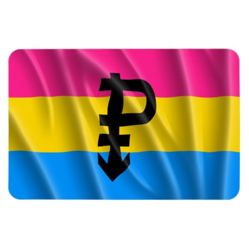 PANSEXUAL FLAG FLYING _png Magnet
