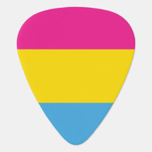 Pansexual Flag Guitar Pick