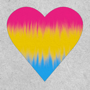 Pansexual Flag Heart Patch