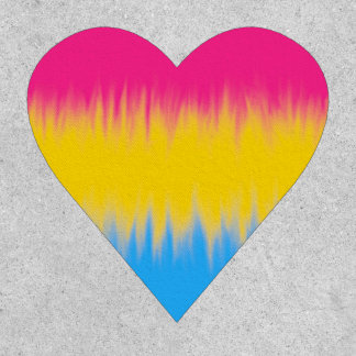 Pansexual Flag Heart Patch