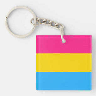 Pansexual Flag Keychain