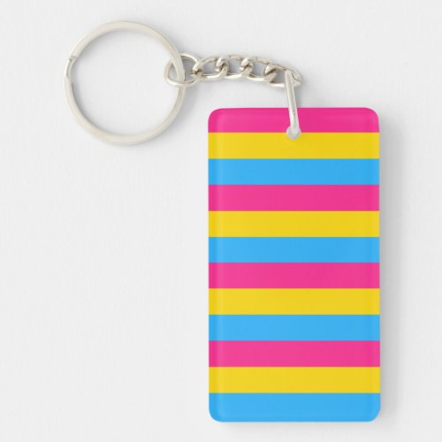 Pansexual Flag Keychain