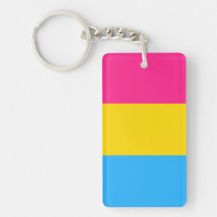 Pansexual Flag Keychain