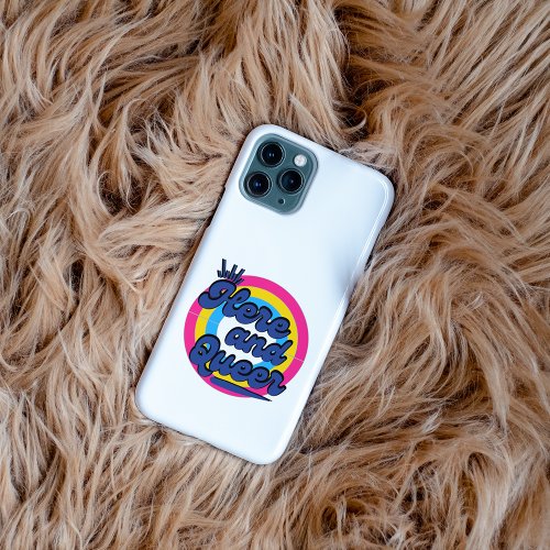 Pansexual Flag _ LGBTQ Here and Queer  iPhone 13 Pro Max Case