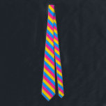 Pansexual flag neck tie<br><div class="desc">Show off your pride in style.</div>