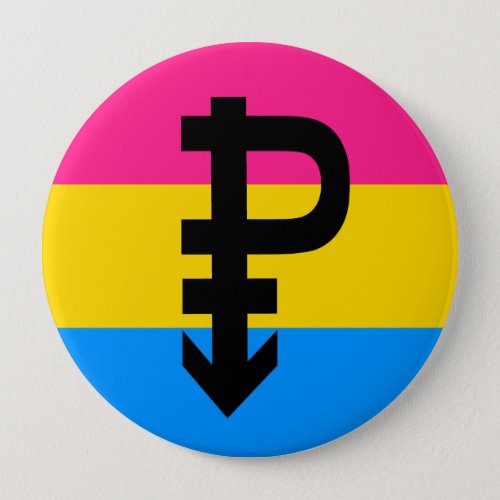 Pansexual Flag Pinback Button