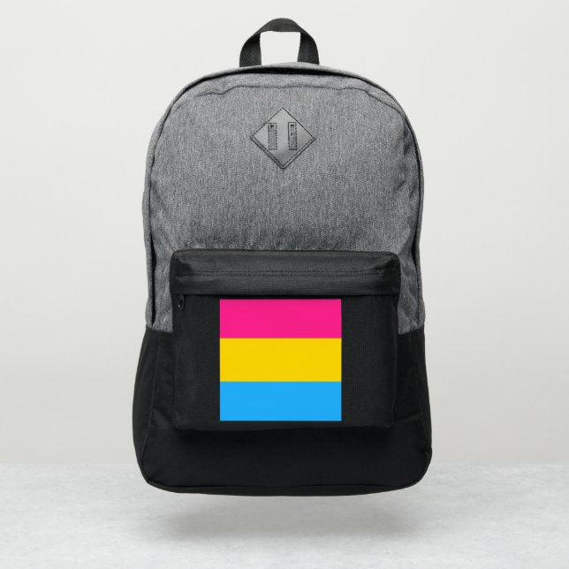 Pansexual Flag Port Authority® Backpack (Front)