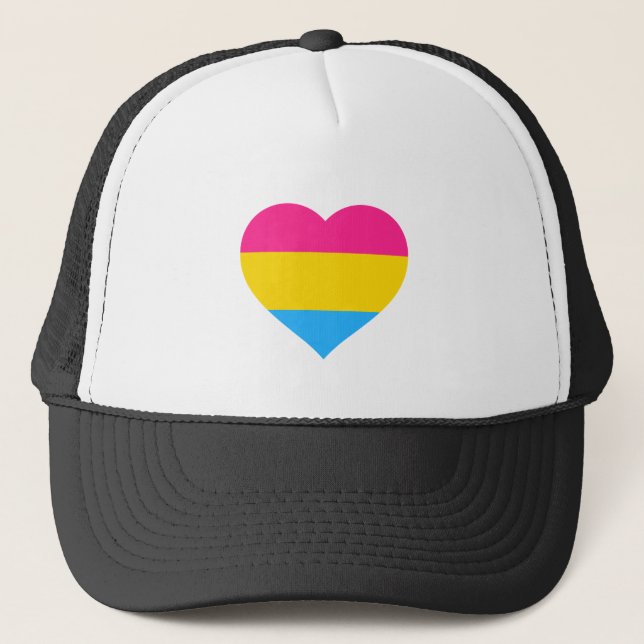 Pansexual Flag & Pride community fashion hats (Front)
