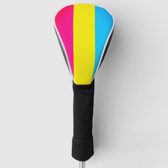 Pansexual Flag & Pride Love golf community /LGBT Head Cover (Front)