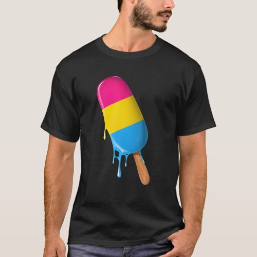 Pansexual Ice Cream Pansexual Flag LGBTQ Pansexual T_Shirt
