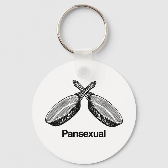 Pansexual - keychain (Front)