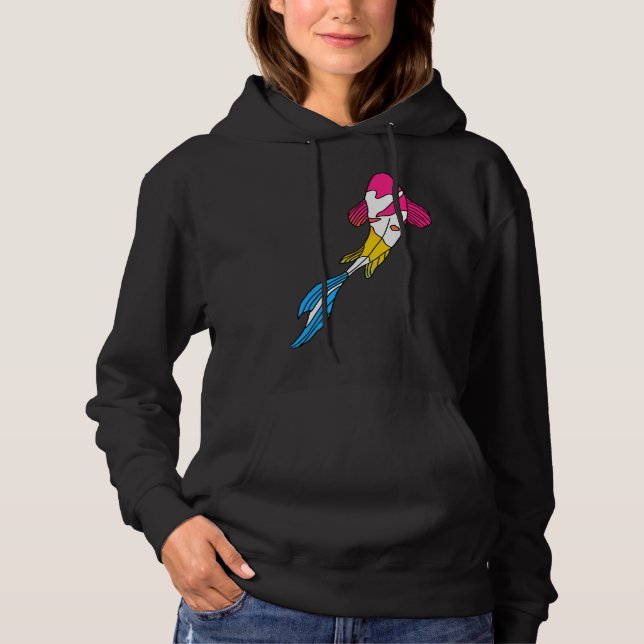 Pansexual Koi Fish Hoodie (Front)