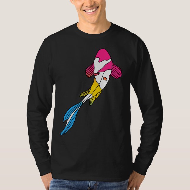 Pansexual Koi Fish T-Shirt (Front)