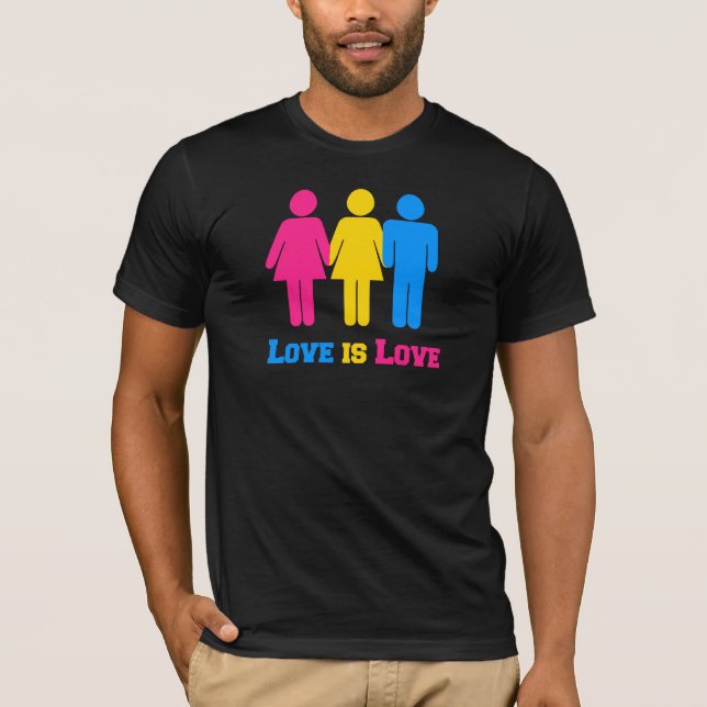 Pansexual Love T-Shirt (Front)