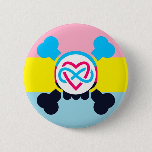 Pansexual Polyamorous Buttons (Front)