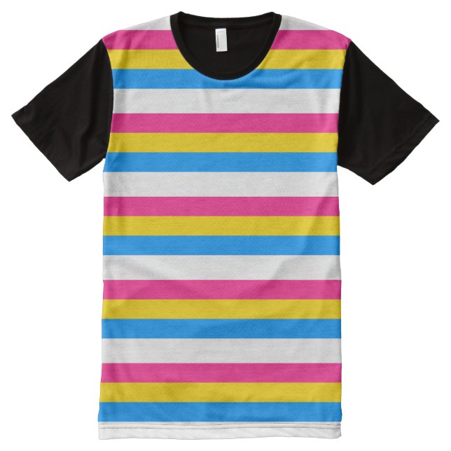 Pansexual Pride All-Over-Print T-Shirt (Front)