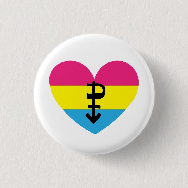 Pansexual Pride Button (Front)