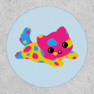 Pansexual Pride Cat Patch