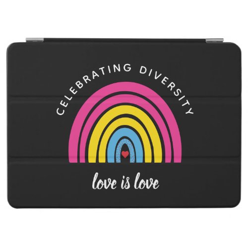 Pansexual Pride Celebrating Diversity Love Is Love iPad Air Cover