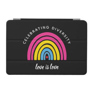 Pansexual Pride Celebrating Diversity Love Is Love iPad Mini Cover