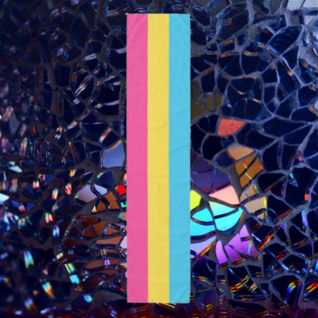 Pansexual Pride Chiffon Scarf: Elegant&Expressive Scarf (Creator Uploaded)