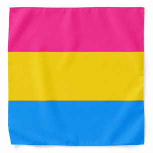 Pansexual Pride Colors Bandana