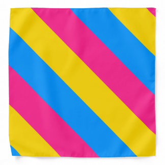 Pansexual Pride Colors Bandana