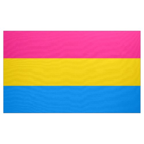 Pansexual Pride Colors Fabric