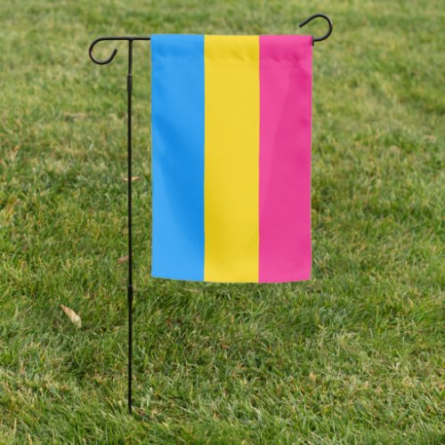 Pansexual Pride Colors Garden Flag