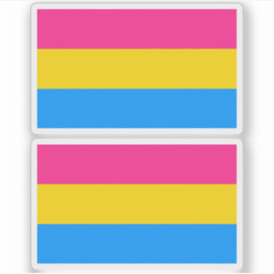 Pansexual Pride Colors Sticker