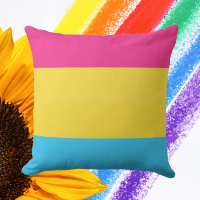 Pansexual Pride Comfort Throw Pillow (Creator Uploaded)