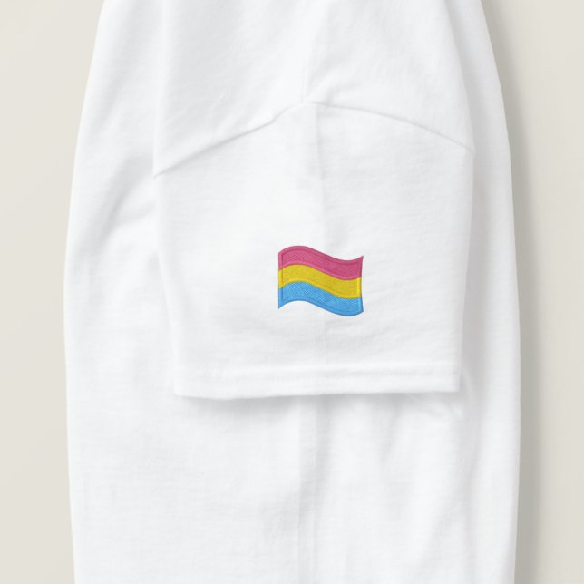 Pansexual Pride Embroidered Shirt (Design Right)