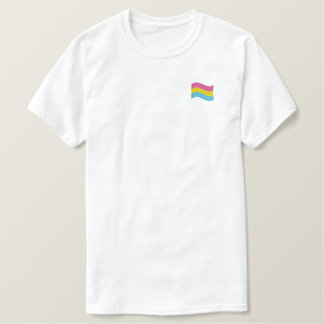 Pansexual Pride Embroidered T-Shirt