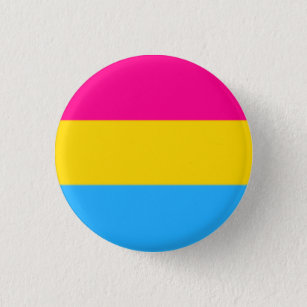 "PANSEXUAL PRIDE FLAG" 1.25-inch Pinback Button