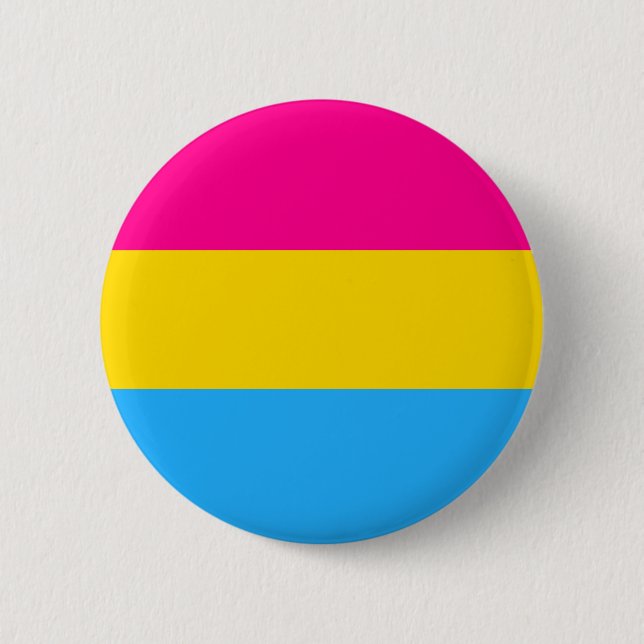 "PANSEXUAL PRIDE FLAG" 2.25-inch Pinback Button (Front)