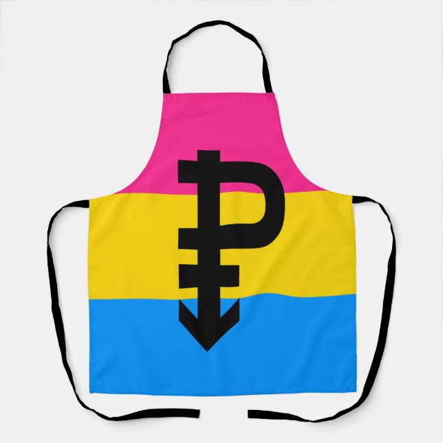 Pansexual Pride Flag Apron (Front)