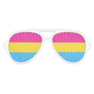 "PANSEXUAL PRIDE FLAG" AVIATOR SUNGLASSES