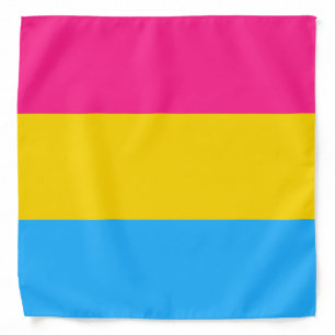 Pansexual Pride Flag Bandana