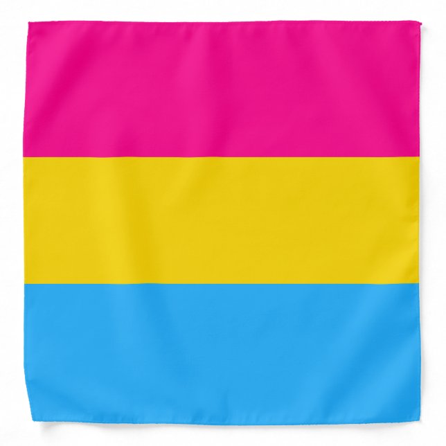 "PANSEXUAL PRIDE FLAG" BANDANA (Front)