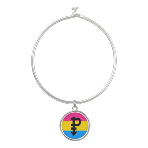 Pansexual Pride Flag Bangle Bracelet