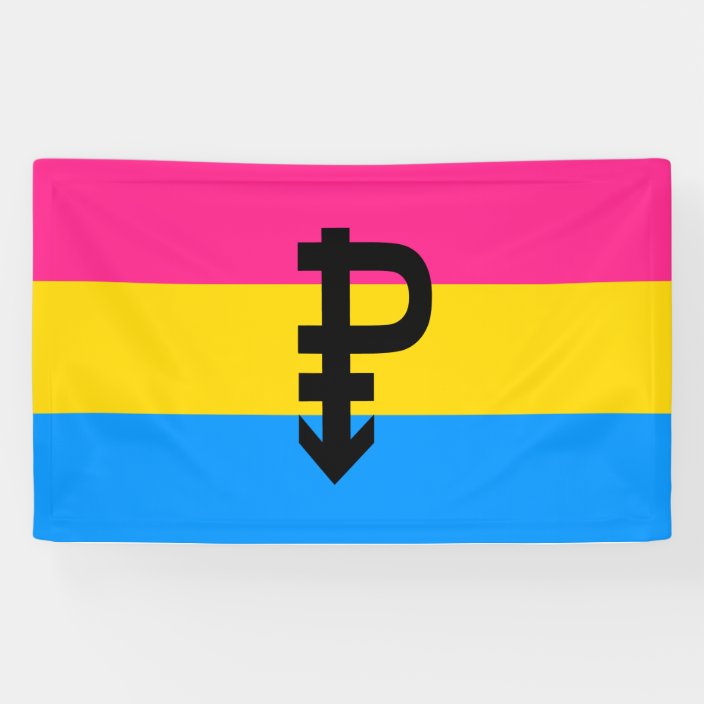 Pansexual Pride Flag Banner 