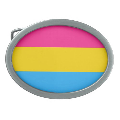 Pansexual Pride Flag Belt Buckle
