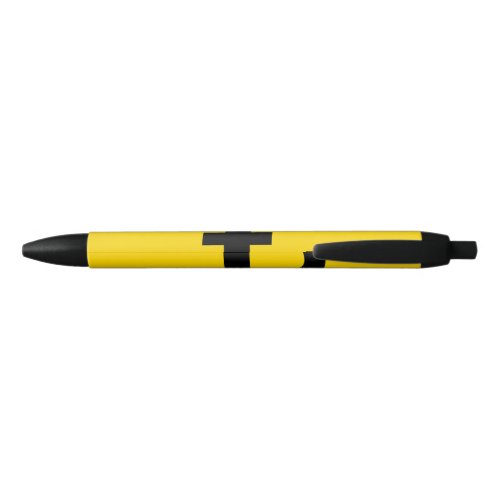 Pansexual Pride Flag Black Ink Pen