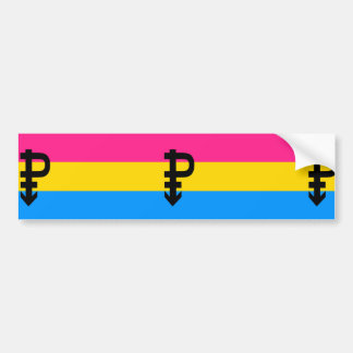 Pansexual Pride Flag Bumper Sticker