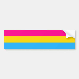 "PANSEXUAL PRIDE FLAG" BUMPER STICKER